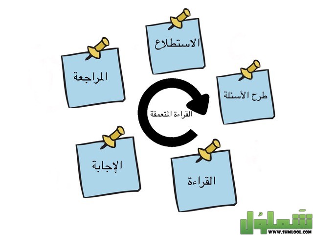 خطوات القراءة المتعمقة بالترتيب موقع شملول