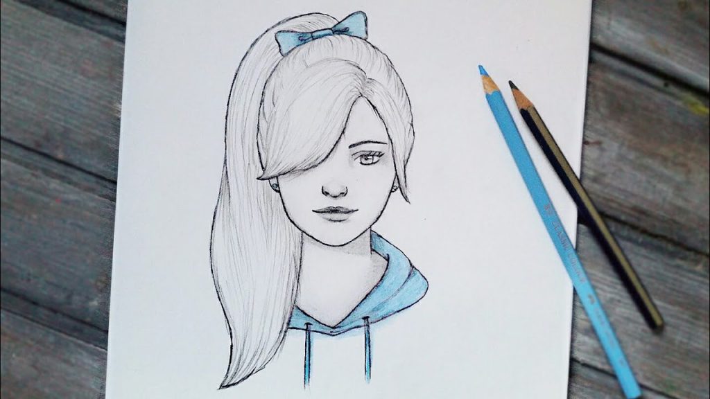 رسومات بنات سهله للاطفال