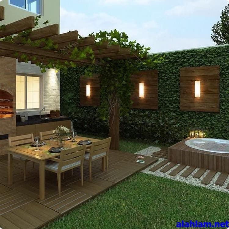 تصميمات الحدائق الصغيرة ديكورات الحدائق 2022 موقع شملول
