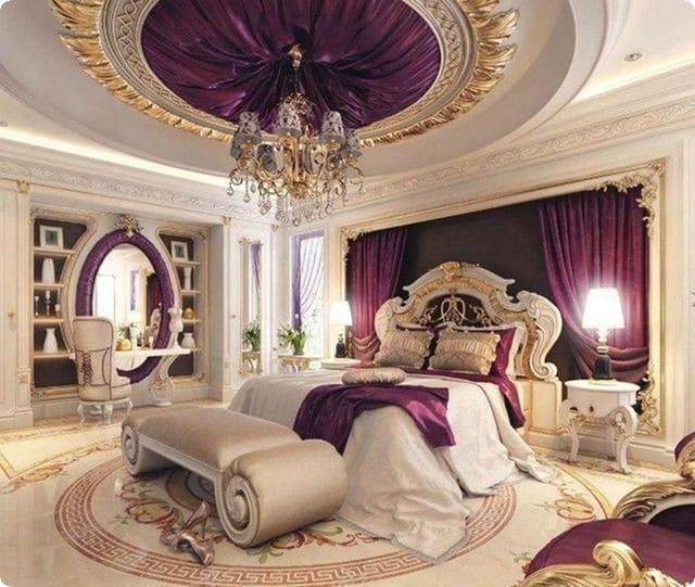 صور اشكال غرف نوم باللون الموف 2021 موقع شملول