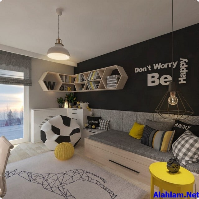 تصاميم غرف نوم رجالي 2021 حديثة موقع شملول