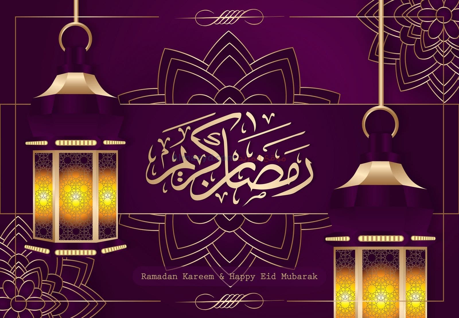 صور تهنئة رمضان المبارك 2022 خلفيات شهر رمضان موقع شملول